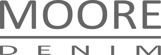 Logo of the fashion label MOORE DENIM