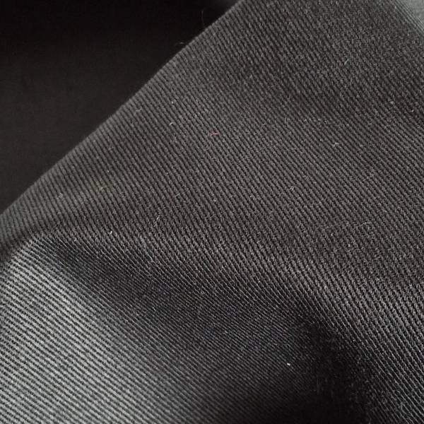 Organic denim, twill, black (10.6 oz)