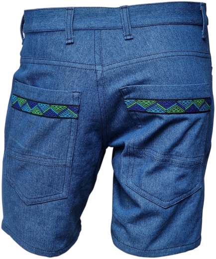 Diesen Stoff habe ich für die Shorts ARVID meiner Jeans-Marke MOORE DENIM verwendet.