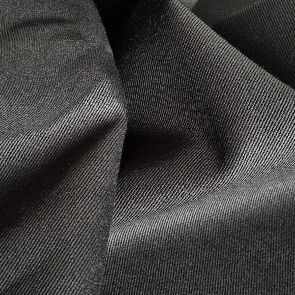Bio-Denim, Köper, schwarz (10,6 oz) sanforisiert