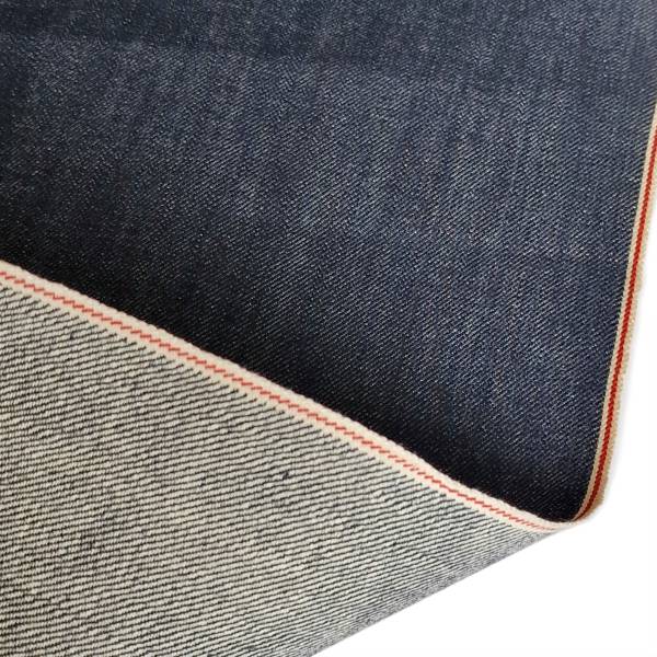 Selvedge Bio-Denim (12,5&nbsp;oz) pflanzliches Indigo, sanforisiert