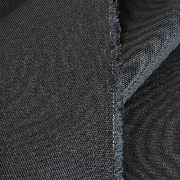 schwarzer Denim, sanforisierter Köper (10,3 oz)