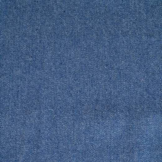 Azurblauer Raw Denim mit recycelter Baumwolle (11,2&nbsp;oz)