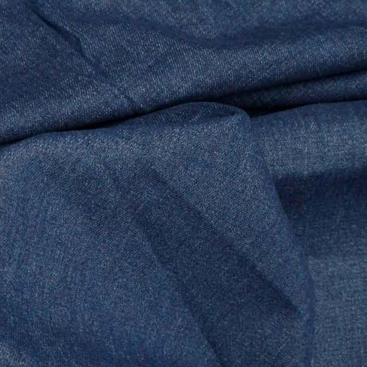 Vorgewaschener Denim, mittelblau (9,4 oz)