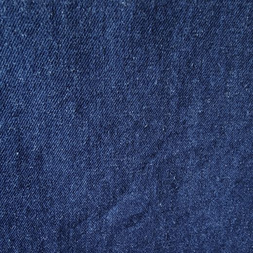 Dunkelblauer, leichter Hanf-Jeansstoff (6,8&nbsp;oz) | 73&nbsp;cm lang