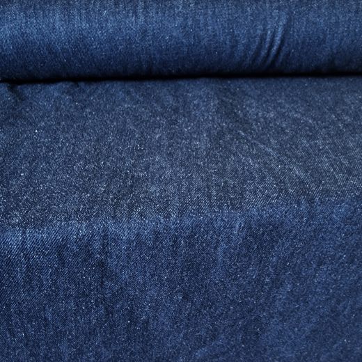 Dunkelblauer, leichter Hanf-Jeansstoff (6,8&nbsp;oz) | 73&nbsp;cm lang