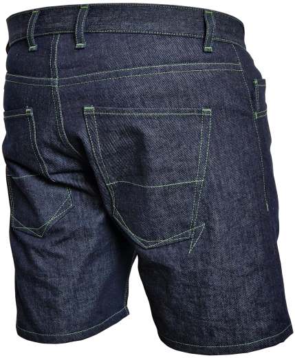 Diesen Stoff habe ich auch für die Shorts FINN GREEN meiner Jeans-Marke MOORE DENIM verwendet. Er ist einmal vorgewaschen.