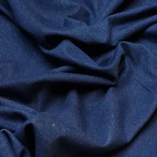 Vorgewaschener Denim, indigoblau (10,4 oz)