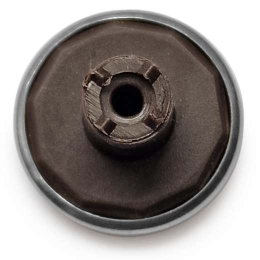 Jeansknopf silber Ø 17 mm