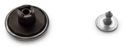 Jeansknopf silber Ø 17 mm