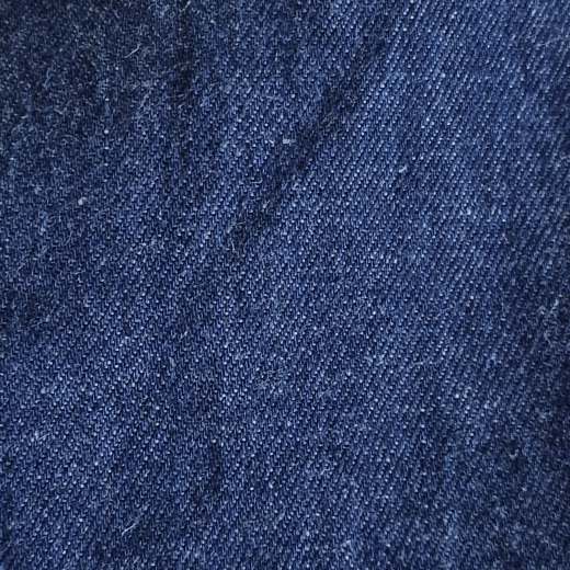 Dunkelblauer, leichter Hanf-Jeansstoff (6,8&nbsp;oz)