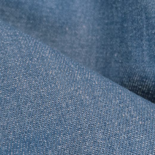 Vorgewaschener Denim, hellblau (9,1&nbsp;oz) | 87&nbsp;cm lang