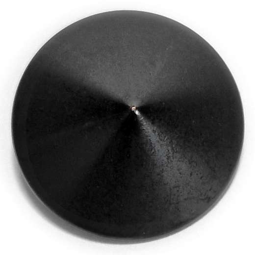 Ösenknopf mit Kegel, schwarz, Ø 25 mm