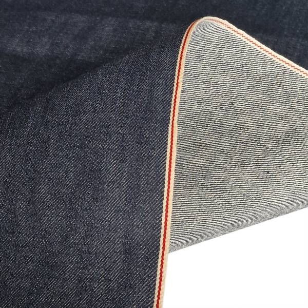 Selvedge Bio-Denim (12,5&nbsp;oz) pflanzliches Indigo, sanforisiert