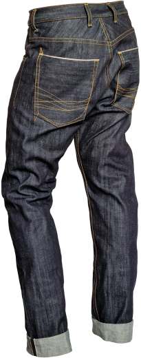 Für diese Herrenjeans habe ich den Selvedge Denim verwendet, ohne ihn vorzuwaschen.