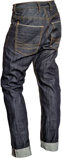 Für diese Herrenjeans habe ich den Selvedge Denim verwendet, ohne ihn vorzuwaschen.