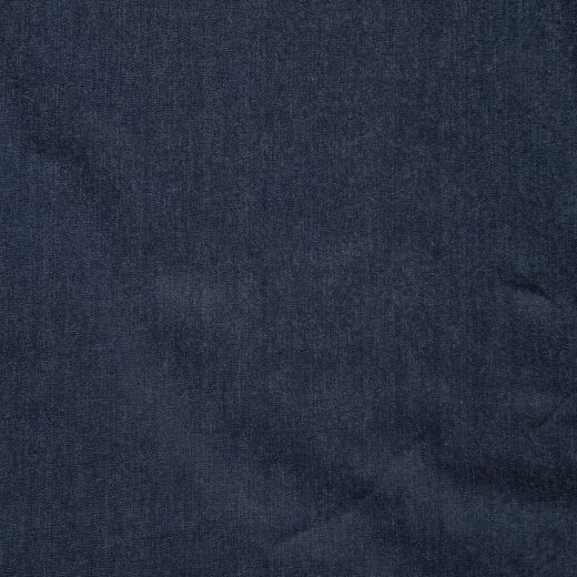 dunkelblauer Jeansstoff aus reiner Baumwolle