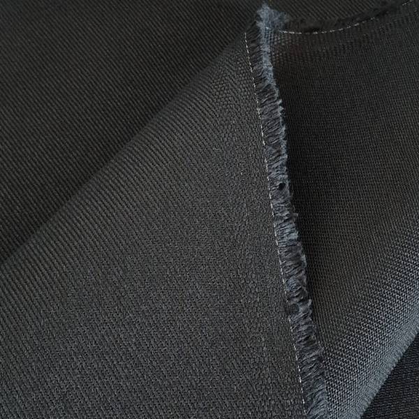 schwarzer Denim, sanforisierter Köper (10,3 oz)