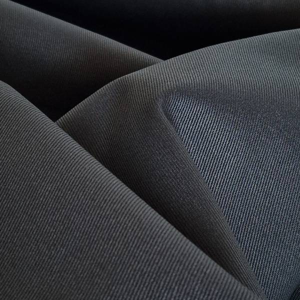 schwarzer Denim, sanforisierter Köper (10,3 oz)