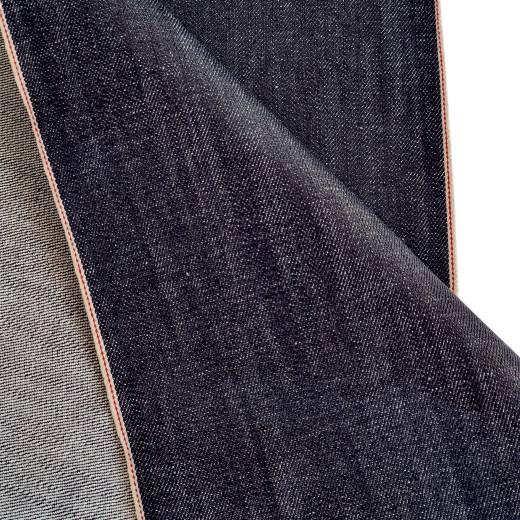 Selvedge Bio-Denim, indigoblau (15&nbsp;oz)