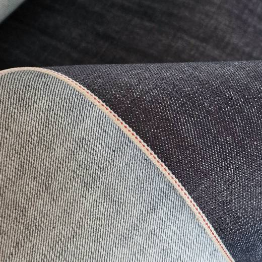 Selvedge Bio-Denim, indigoblau (15&nbsp;oz)
