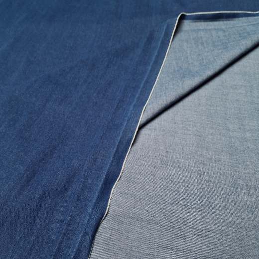 gewaschener Stretch-Denim, mittelblau (9,3 oz)