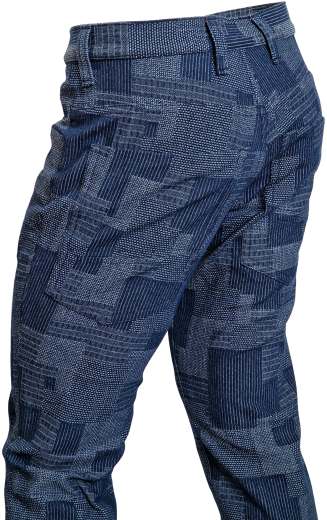 Diesen Denim habe ich für die Jeans JACQUES meiner Jeans-Marke MOORE DENIM verwendet. Er ist einmal vorgewaschen.