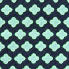 Popeline Sterne grün-blau