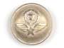 Shank button Coat of Arms, mat gold, Ø 23 mm