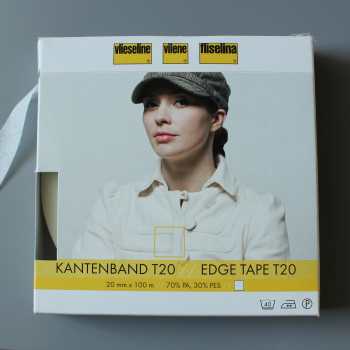 Edge tape T 20, white