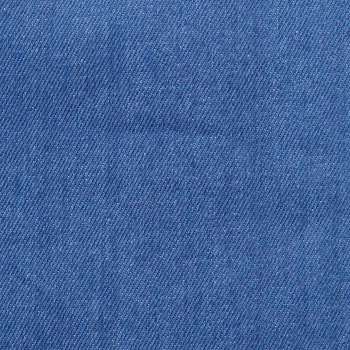 Vorgewaschener Denim, hellblau (9,1 oz) - 64 cm lang