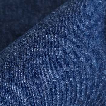 Dunkelblauer, leichter Hanf-Jeansstoff (6,8&nbsp;oz)