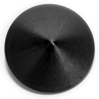 Ösenknopf mit Kegel, schwarz, Ø 25 mm