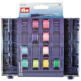 Prym Spulenbox mit Deckel | für 32 Spulen
